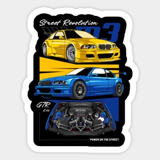 GTR E46 Street Revolution Sticker